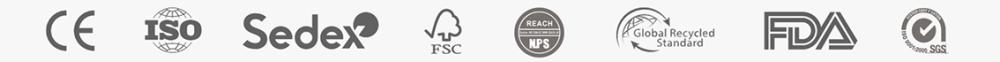 Collection of certification and trust badges