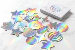 Leitfaden für individuelle holografische Aufkleber mit Regenbogen-Beugungseffekten auf metallisierter Polyesterfolie