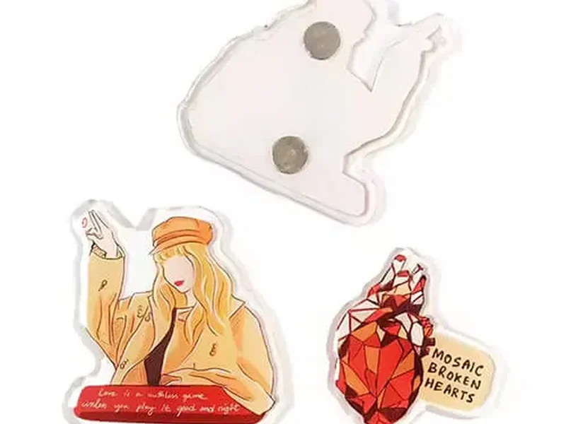 Individuelle Kühlschrankmagnete aus Acryl