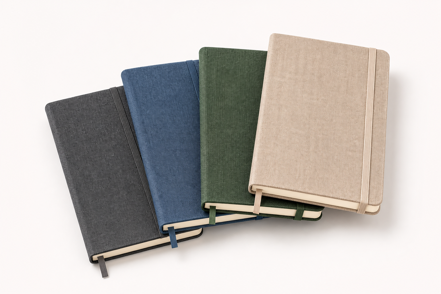 Produktbeispielbild für individuelle Notizbücher aus Stoff