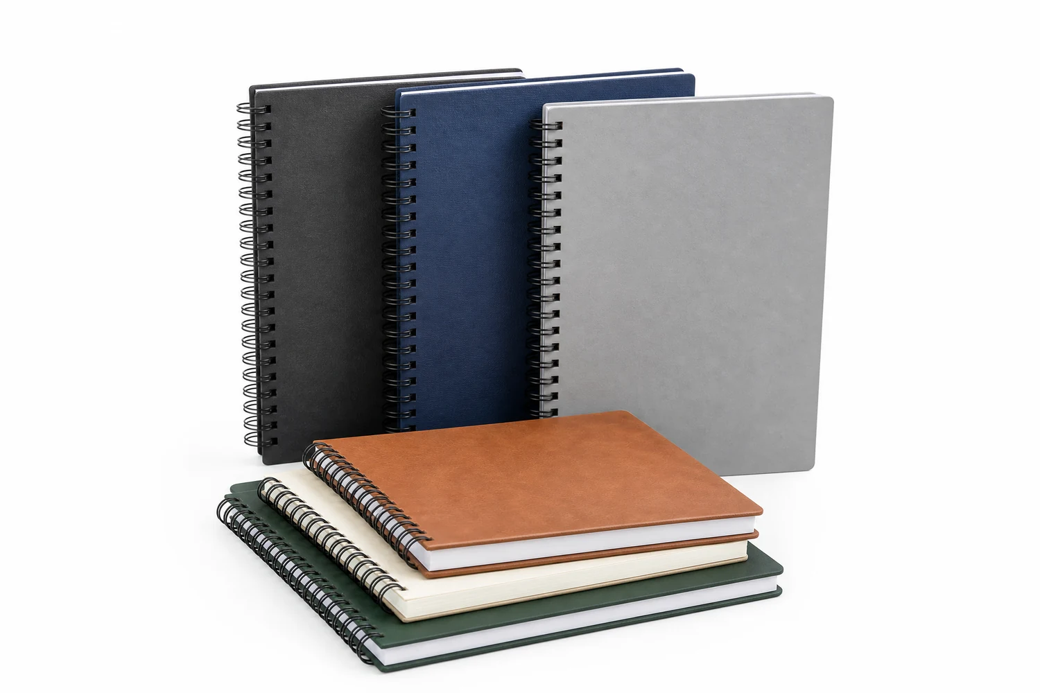 Produktbeispielbild für individuelle Notizbücher mit Spiralbindung
