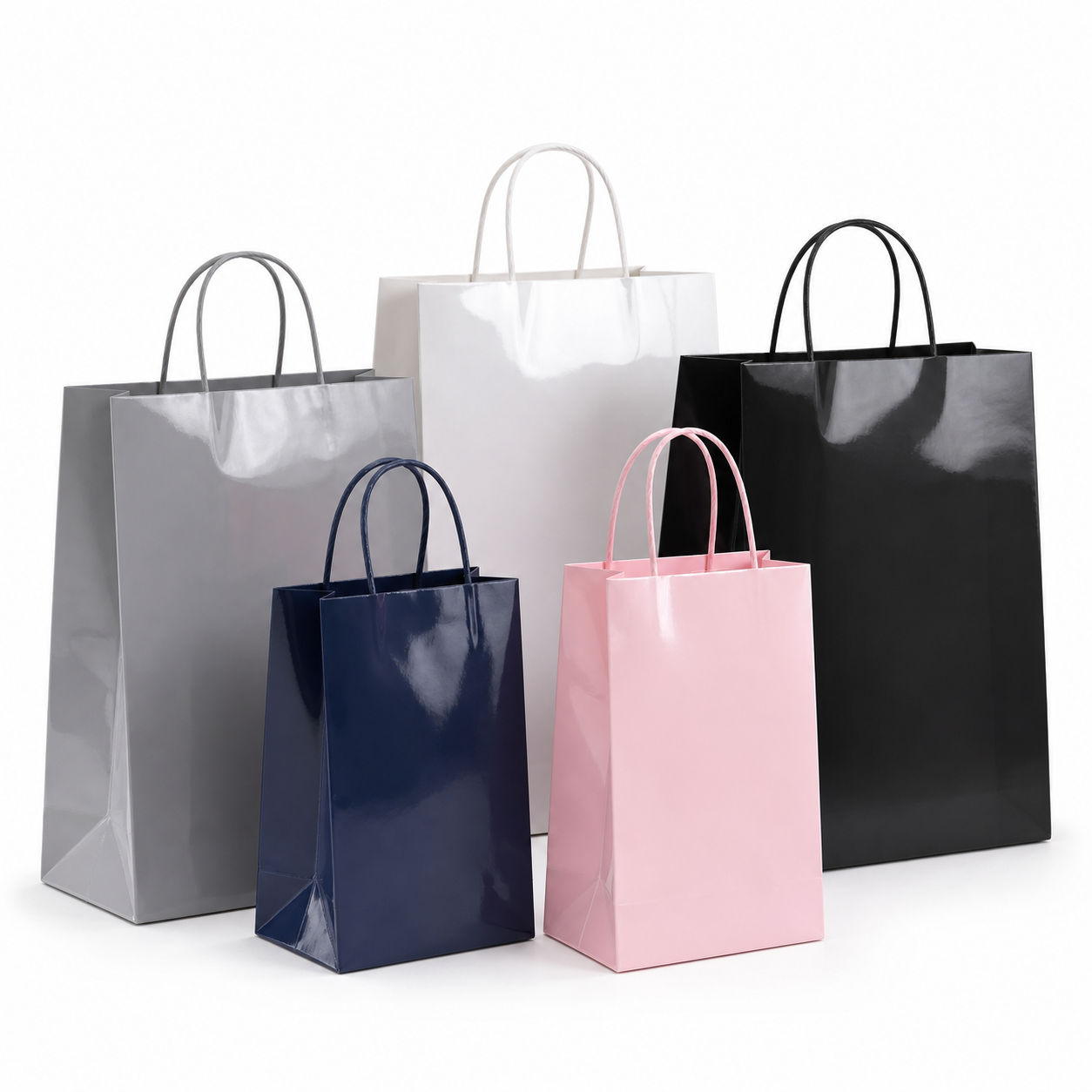 Produktbeispielbild für individuelle gestrichene Papiertragetaschen