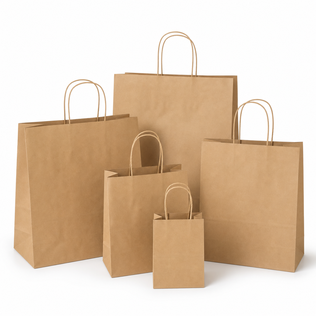 Produktbeispielbild für individuelle Kraftpapiertragetaschen