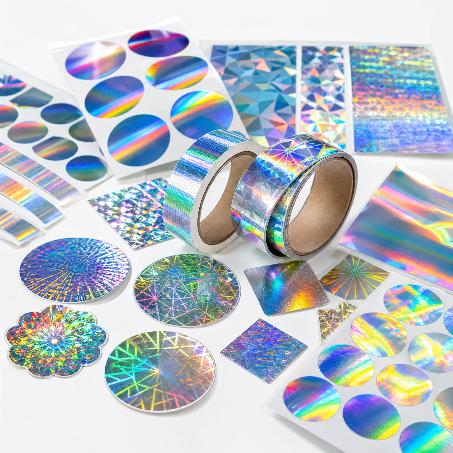 Musterbild für individuelle holografische Aufkleber