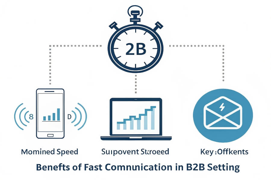 Benefits of fast response in B2B communication