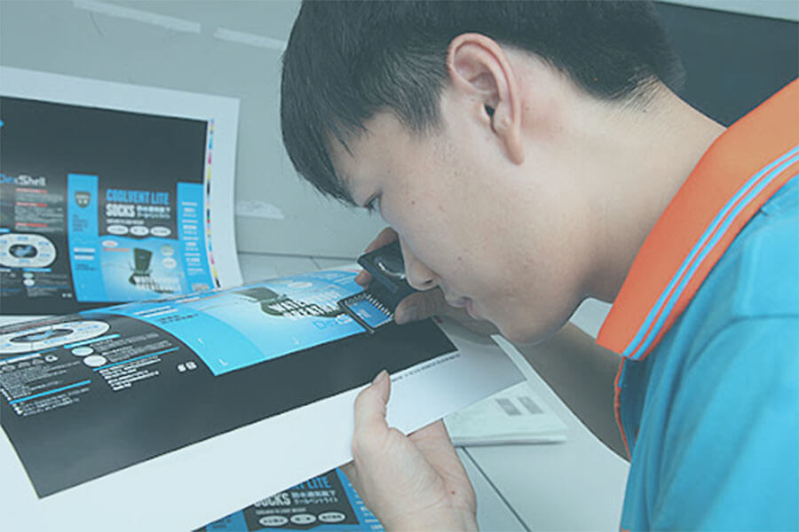 High-quality products being inspected at a factory line