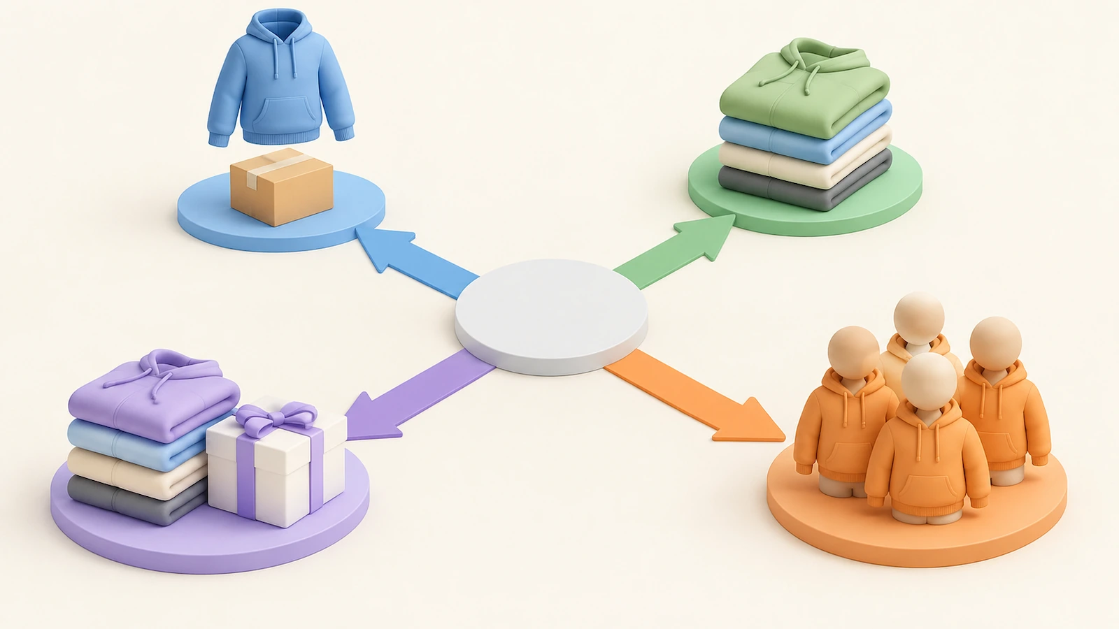 Vier Wege, ein Hoodie-Business zu starten: Print-on-Demand, Kleinserie, Private Label und Organisations-Merch