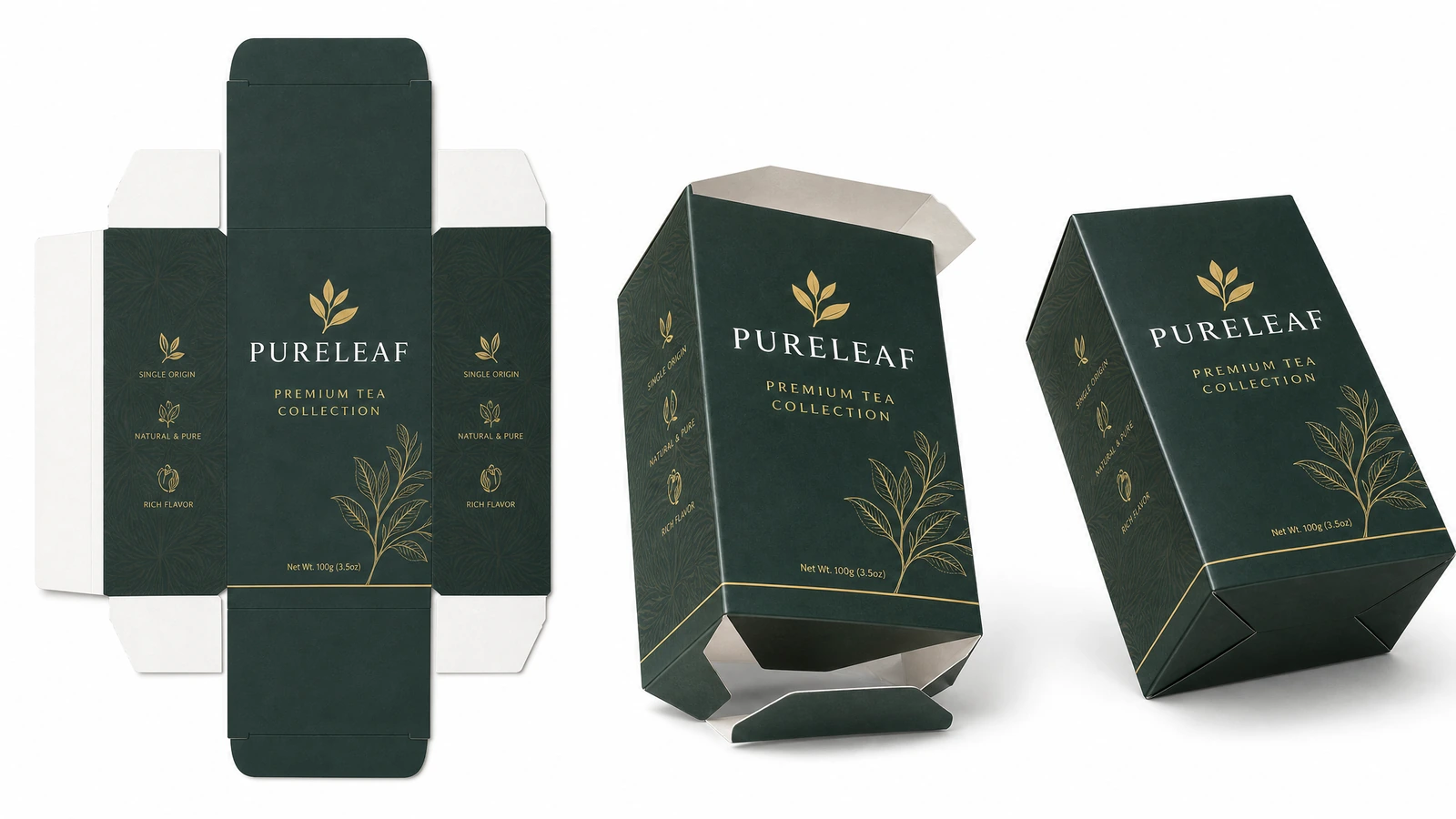Produktionsablauf für individuelle Faltschachteln mit Automatikboden Industrieller Produktionsablauf für bedruckte Automatikbodenschachteln mit Drucken, Stanzen, Rillen, Kleben, Falten und flacher Verpackung